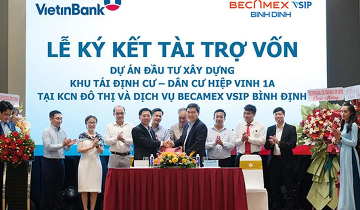 VietinBank tài trợ tín dụng Dự án Khu tái định cư - dân cư Hiệp Vinh 1A