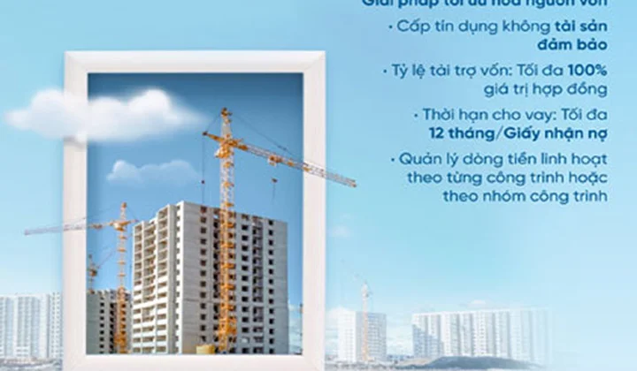 VietinBank tài trợ tín dụng trọn gói cho doanh nghiệp ngành Xây lắp
