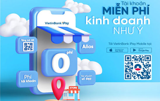 VietinBank tặng tài khoản số đẹp miễn phí và mã QR phong thủy cho hộ kinh doanh
