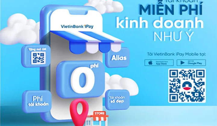 VietinBank tặng tài khoản số đẹp miễn phí và mã QR phong thủy cho hộ kinh doanh