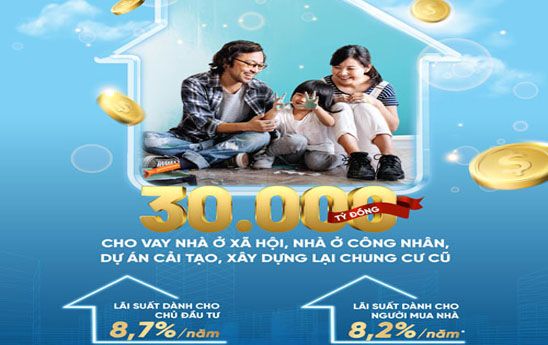 VietinBank ưu đãi 2% lãi suất cho chủ đầu tư và người mua nhà