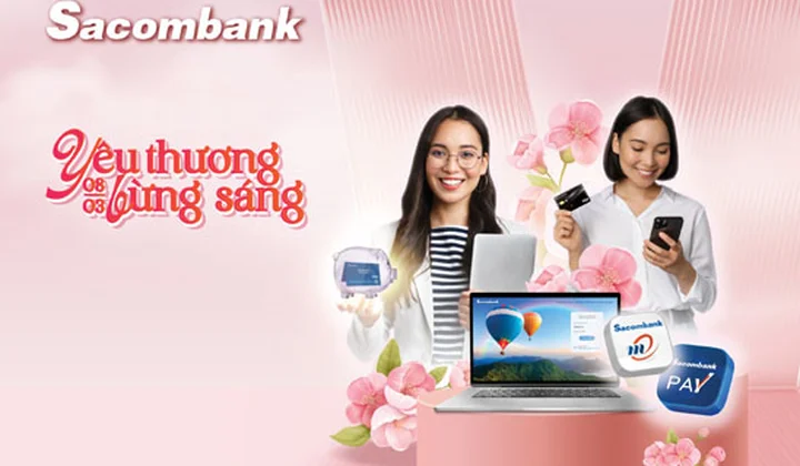 “Yêu thương bừng sáng” cùng Sacombank nhân dịp 8/3