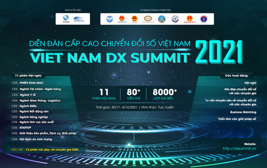 Mời đăng ký tham dự Diễn đàn Cấp cao Chuyển đổi số Việt Nam 2021 (Vietnam DX Summit 2021)