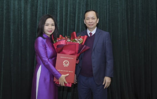 Bà Hà Thu Giang được bổ nhiệm giữ chức Vụ trưởng Vụ Tín dụng các ngành kinh tế