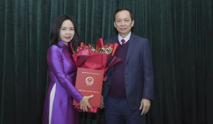 Bà Hà Thu Giang được bổ nhiệm giữ chức Vụ trưởng Vụ Tín dụng các ngành kinh tế