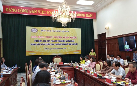 Bàn giải pháp tháo gỡ khó khăn và đẩy nhanh gói hỗ trợ lãi suất