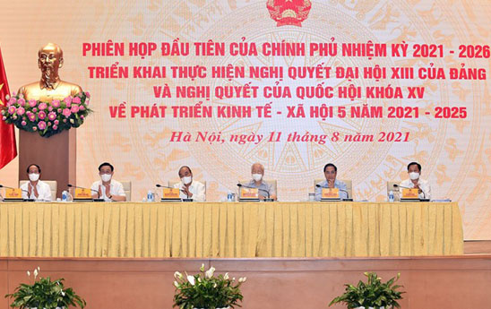 Chính phủ khóa XV họp phiên toàn thể đầu tiên, thảo luận những vấn đề then chốt giai đoạn 2021-2025