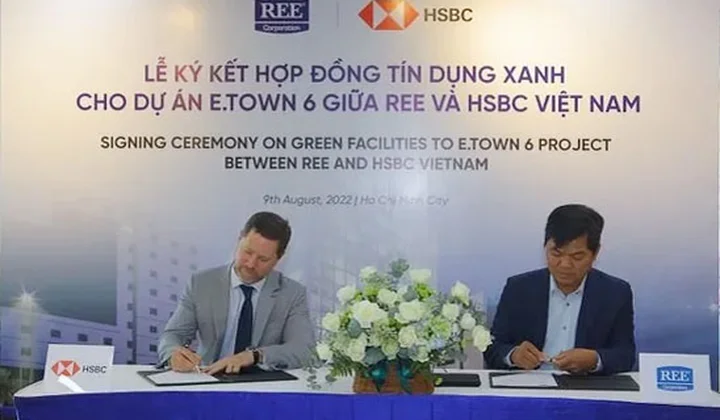HSBC Việt Nam tài trợ tín dụng xanh trị giá 900 tỷ đồng cho Tập đoàn REE
