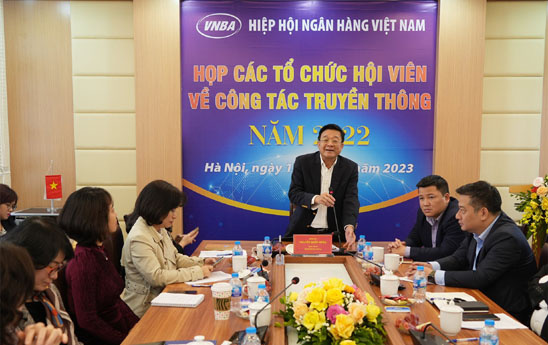 Hiệp hội Ngân hàng Việt Nam họp các hội viên về công tác truyền thông năm 2022