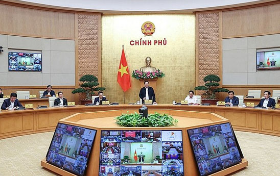 Chính phủ họp trực tuyến toàn quốc về phục hồi kinh tế - xã hội