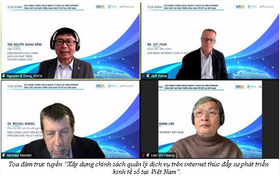 Hoàn thiện khung chính sách quản lý dịch vụ internet, thúc đẩy phát triển kinh tế số
