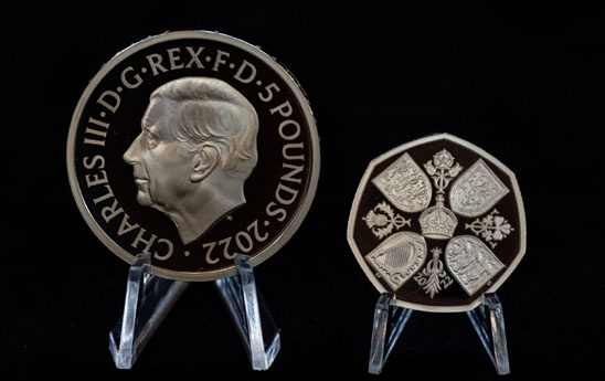 Hoàng gia Anh công bố đồng xu có in hình Vua Charles III