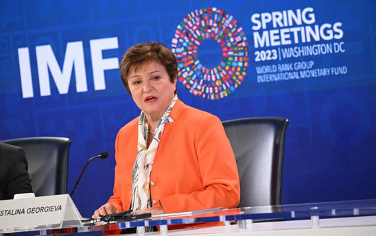 IMF cảnh báo lạm phát, lãi suất sẽ ở mức cao trong bối cảnh triển vọng tăng trưởng toàn cầu kém hơn