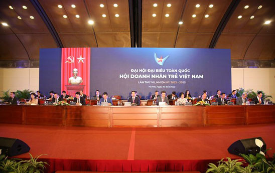 Khai mạc Đại hội đại biểu toàn quốc Hội Doanh nhân trẻ Việt Nam