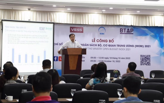 NHNN Việt Nam xếp thứ ba trong tổng số 44 bộ, cơ quan trung ương về mức độ công khai ngân sách