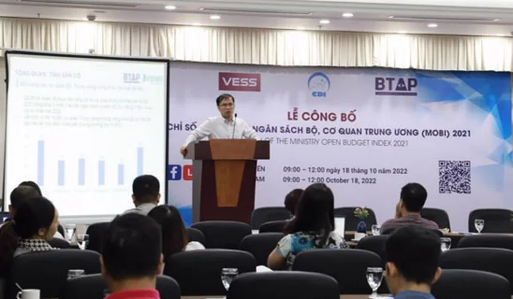 NHNN Việt Nam xếp thứ ba trong tổng số 44 bộ, cơ quan trung ương về mức độ công khai ngân sách