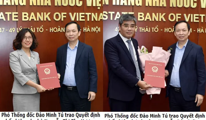 NHNN bổ nhiệm và bổ nhiệm lại cán bộ giữ chức Phó Cục trưởng Cục Phát hành và Kho quỹ