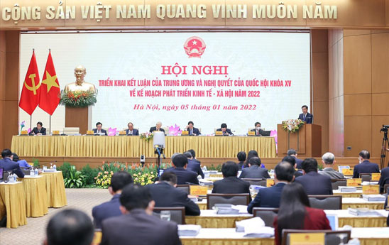Năm 2022 phấn đấu tăng trưởng GDP 6 - 6,5%