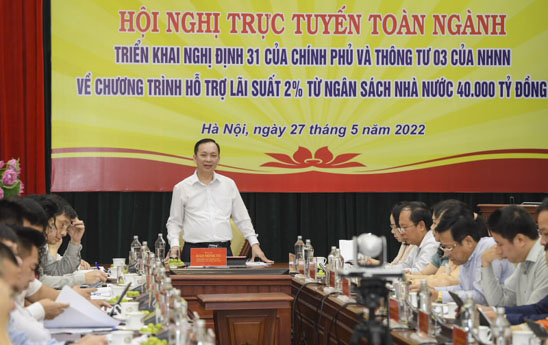 Ngành ngân hàng quyết tâm triển khai hiệu quả chương trình hỗ trợ lãi suất 2%