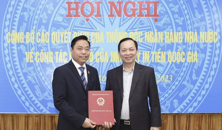 Nhà máy In tiền Quốc gia bổ nhiệm Tổng Giám đốc và các phó Tổng Giám đốc