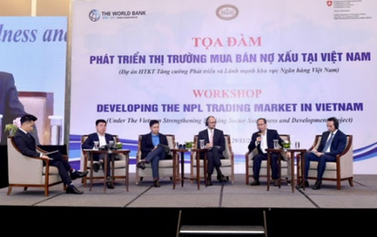 Phát triển thị trường mua bán nợ góp phần hỗ trợ cho xử lý nợ xấu