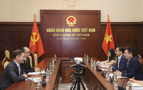 Phó Thống đốc Phạm Thanh Hà tiếp Tổng Giám đốc Ngân hàng HSBC Việt Nam