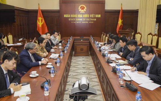 Phó Thống đốc Phạm Tiến Dũng tiếp đoàn Chủ tịch Phòng Thương mại và Công nghiệp Indonesia