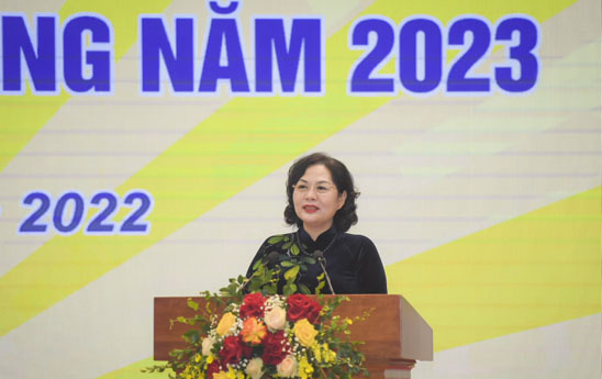 Quyết tâm biến thách thức thành cơ hội, phấn đấu hoàn thành xuất sắc mục tiêu, nhiệm vụ của ngành Ngân hàng