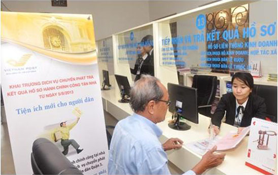 Tăng cường tiếp nhận, trả kết quả thủ tục hành chính qua dịch vụ Bưu chính công ích