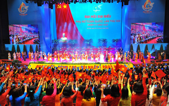 Tạo khí thế mới, đà phát triển mới cho phong trào phụ nữ Việt Nam, góp phần xây dựng đất nước hùng cường và thịnh vượng