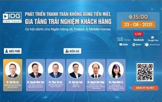 Thanh toán không dùng tiền mặt: Cơ hội cho ngân hàng số, Fintech và Mobile Money