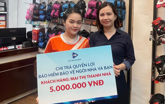 VBI đền bù quyền lợi cho khách hàng gấp 2.500 lần chỉ với 2.000 đồng phí mua bảo hiểm