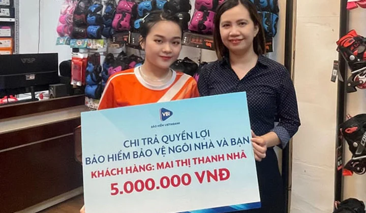 VBI đền bù quyền lợi cho khách hàng gấp 2.500 lần chỉ với 2.000 đồng phí mua bảo hiểm