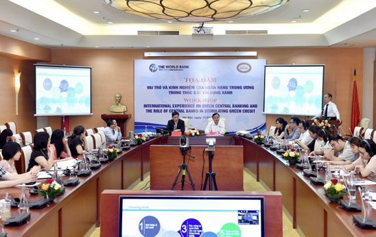 Vai trò và kinh nghiệm của Ngân hàng Trung ương trong thúc đẩy tín dụng xanh
