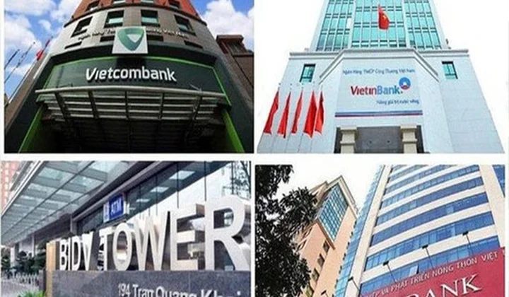 Kế hoạch của Chính phủ đối với Agribank, VietinBank, Vietcombank và BIDV trong giai đoạn 2022-2025
