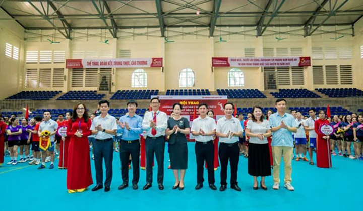 Agribank Nam Nghệ An tổ chức thành công hội thao lần thứ III