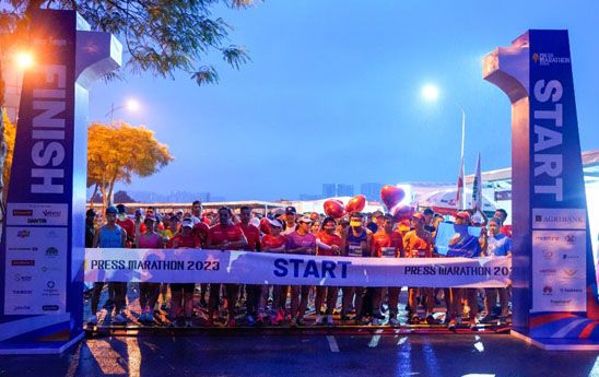 Agribank đồng hành cùng Giải chạy Press Marathon 2023