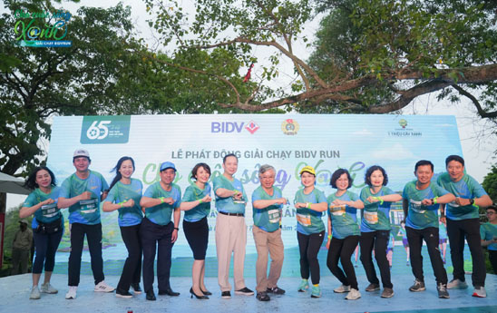 BIDV khởi động giải chạy BIDVRun - Cho cuộc sống Xanh 2022
