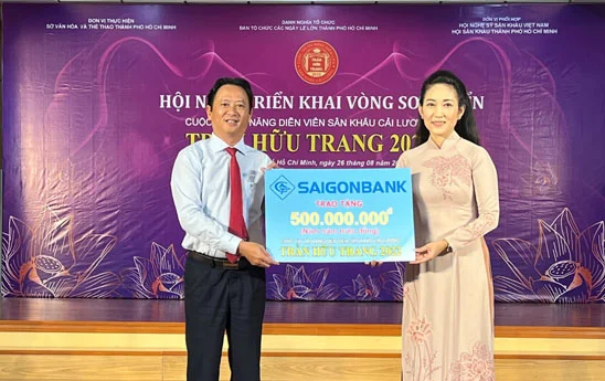 SaiGonBank tài trợ độc quyền cuộc thi “Tài năng diễn viên sân khấu Cải lương Trần Hữu Trang - 2022”