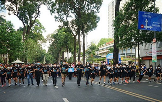 SaiGon Bank tham gia giải chạy “Bước chân xanh”