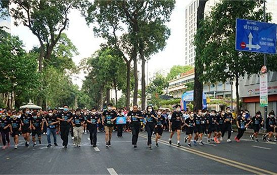 SaiGon Bank tham gia giải chạy “Bước chân xanh”