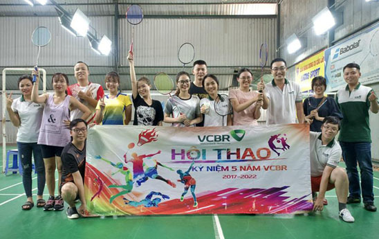 VCBR tổ chức Hội thao nhằm hướng đến kỷ niệm 5 năm ngày thành lập