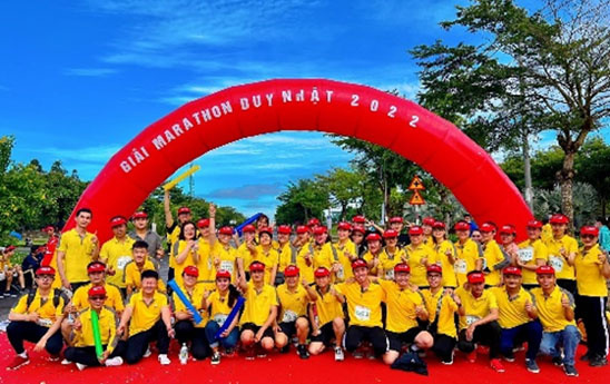 Vietnam Post Sóc Trăng tham gia “Giải chạy Marathon mở rộng Duy Nhật 2022”