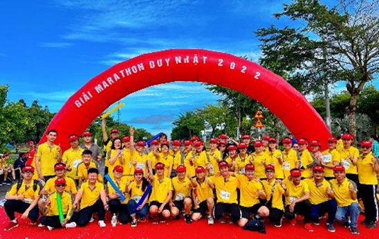 Vietnam Post Sóc Trăng tham gia “Giải chạy Marathon mở rộng Duy Nhật 2022”