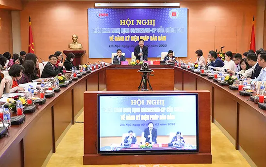 Hội nghị triển khai Nghị định 99/2022/NĐ-CP quy định về đăng ký biện pháp bảo đảm