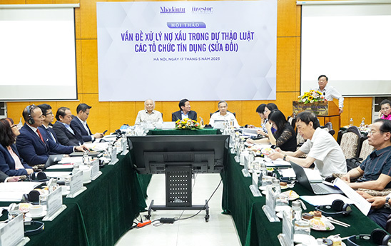 Hội thảo "Vấn đề xử lý nợ xấu trong Luật các Tổ chức tín dụng (sửa đổi)"