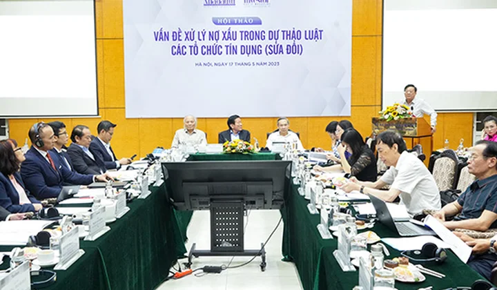 Hội thảo "Vấn đề xử lý nợ xấu trong Luật các Tổ chức tín dụng (sửa đổi)"