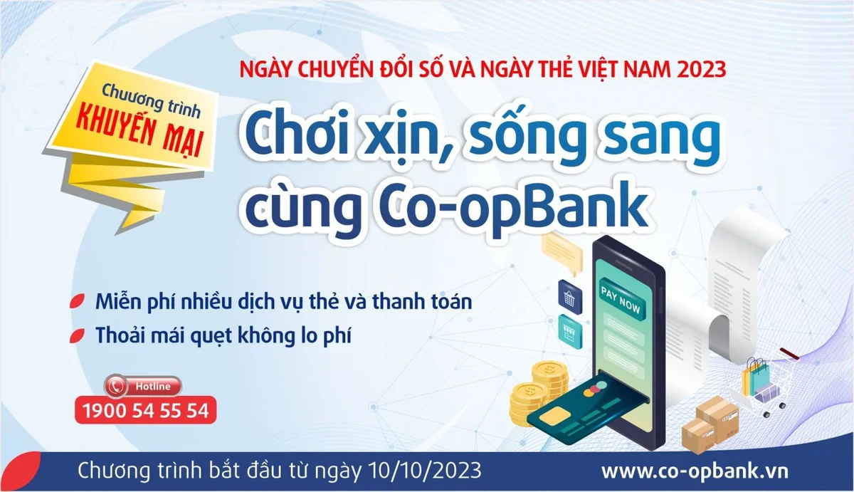Tận hưởng chuỗi khuyến mại cực “sốc” tại Ngân hàng Co-opBank