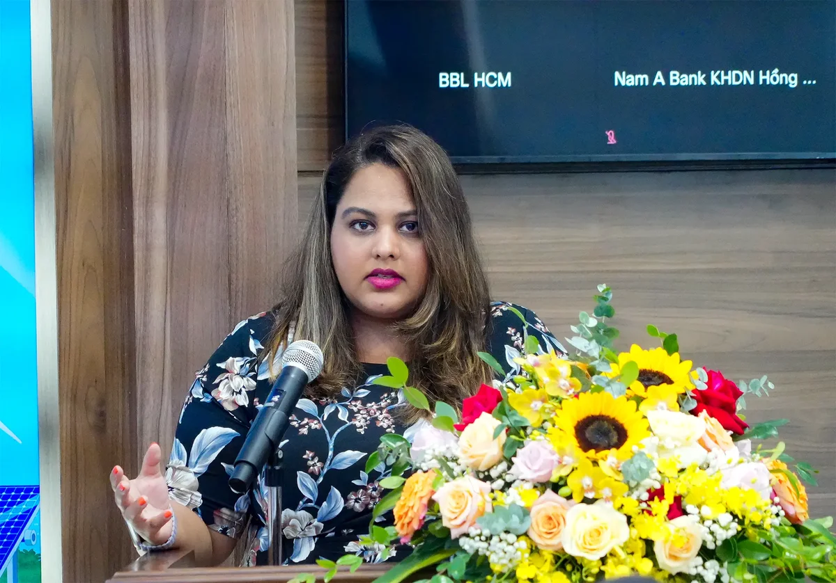 Bà Liesel D'Souza - Quản lý cấp cao rủi ro khí hậu khu vực Châu Á