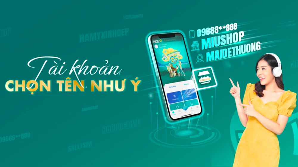 Hiện BIDV đang miễn phí hoàn toàn khi đặt nickname cho tài khoản ngân hàng